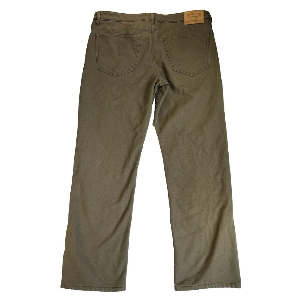Weatherproof Vintage Men's 38X32 Regular Fit Fleece Lined Pants Workwear Chore